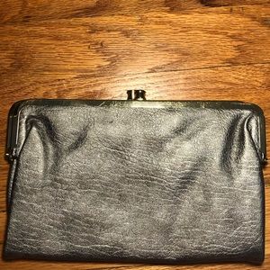 Grey and Gold clutch